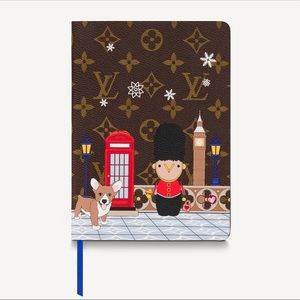 COPY - RARE*** BRAND NEW Louis Vuitton LONDON XMAS CLÉMENCE NOTEBOOK
